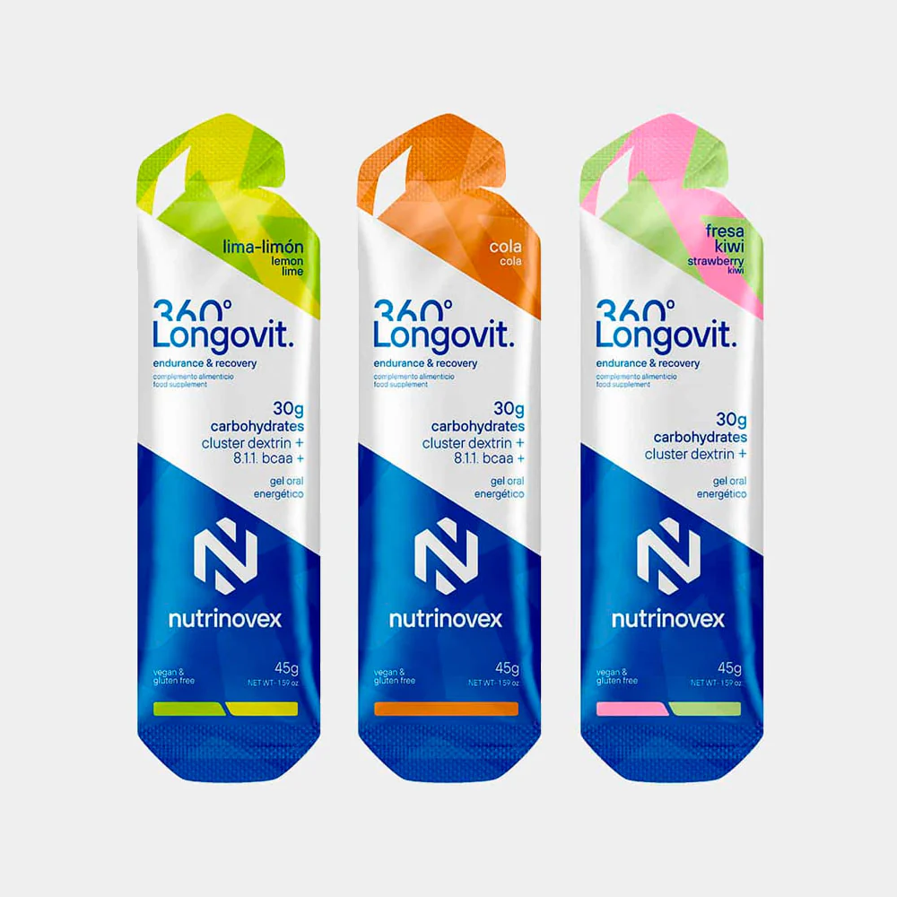 GEL ENERGÉTICO NUTRINOVEX LONGOVIT 360 - Fresa Plátano - Image 2