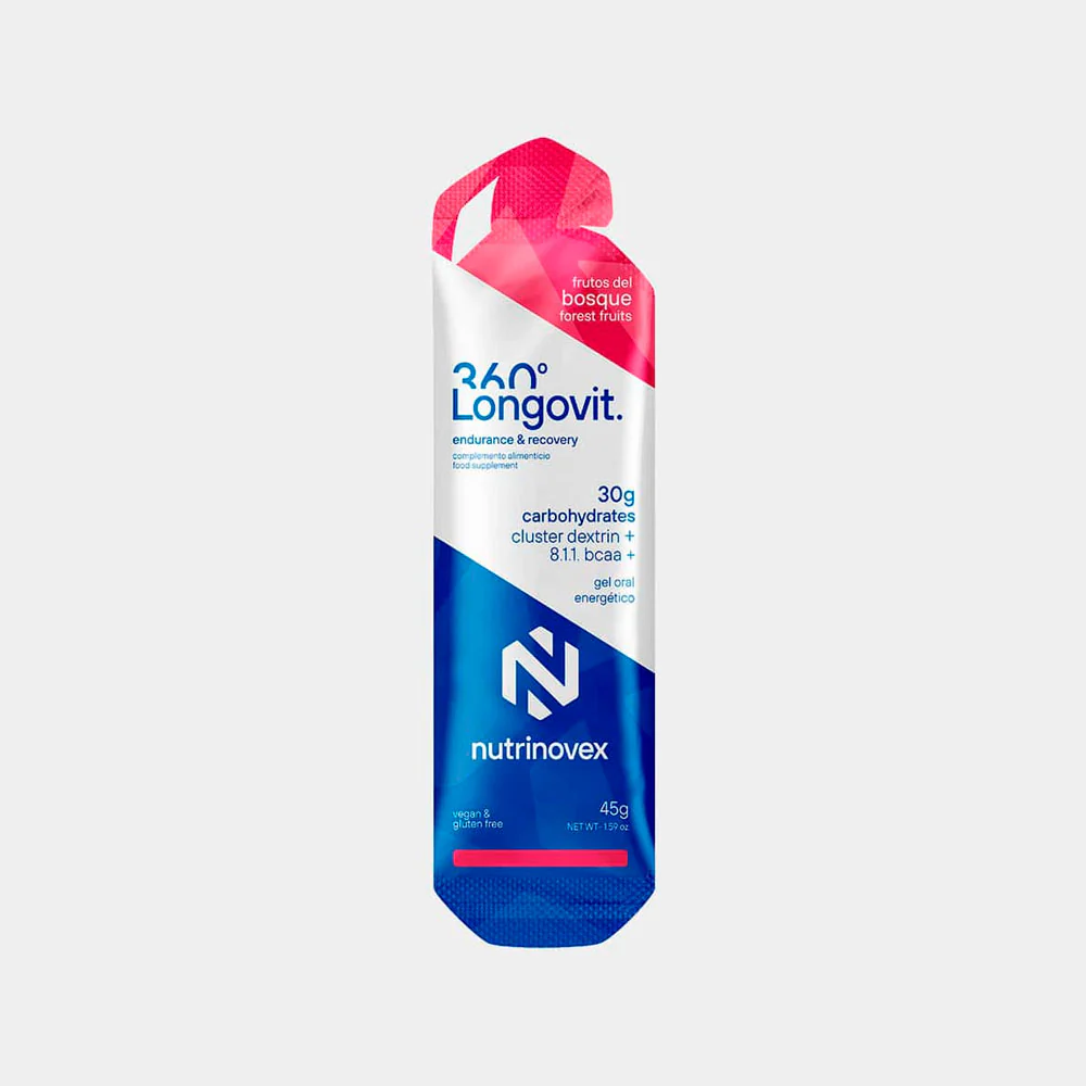 GEL ENERGÉTICO NUTRINOVEX LONGOVIT 360 - Frutos del Bosque