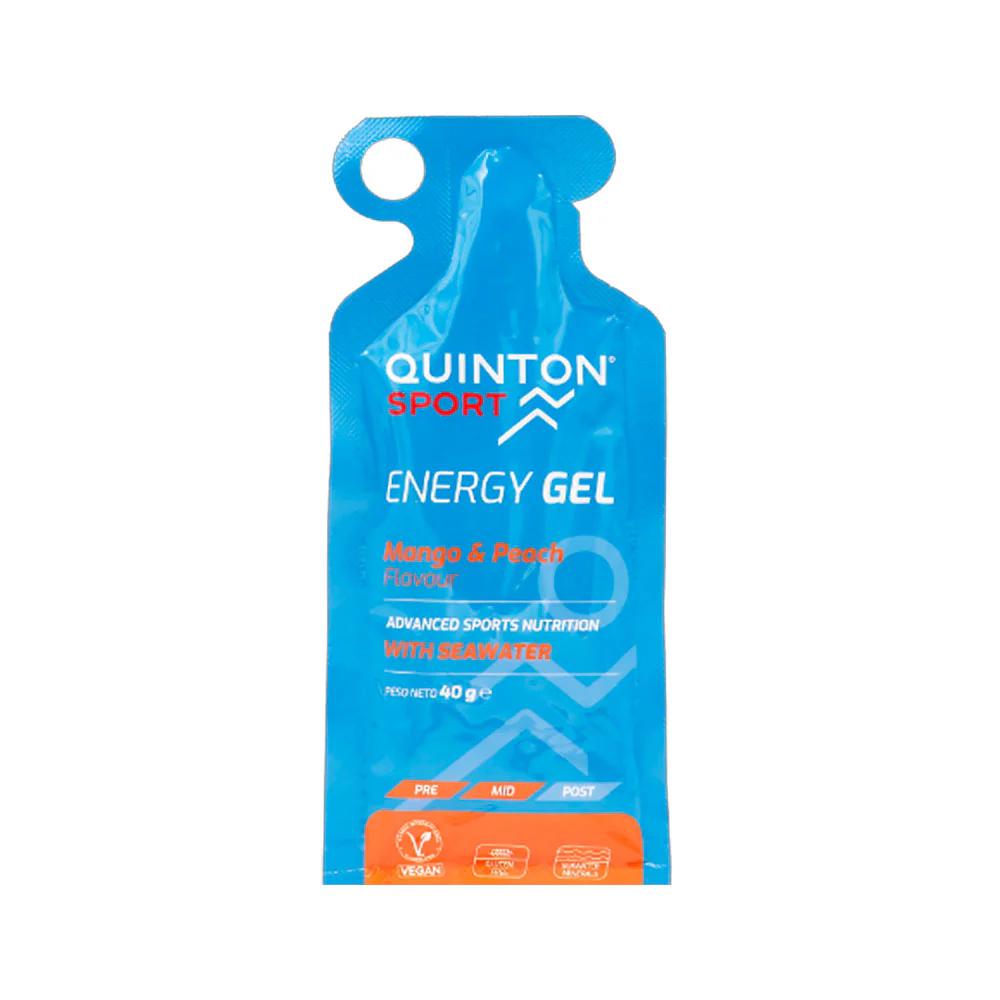GEL ENERGÉTICO QUINTON SPORT - Mango & Melocotón