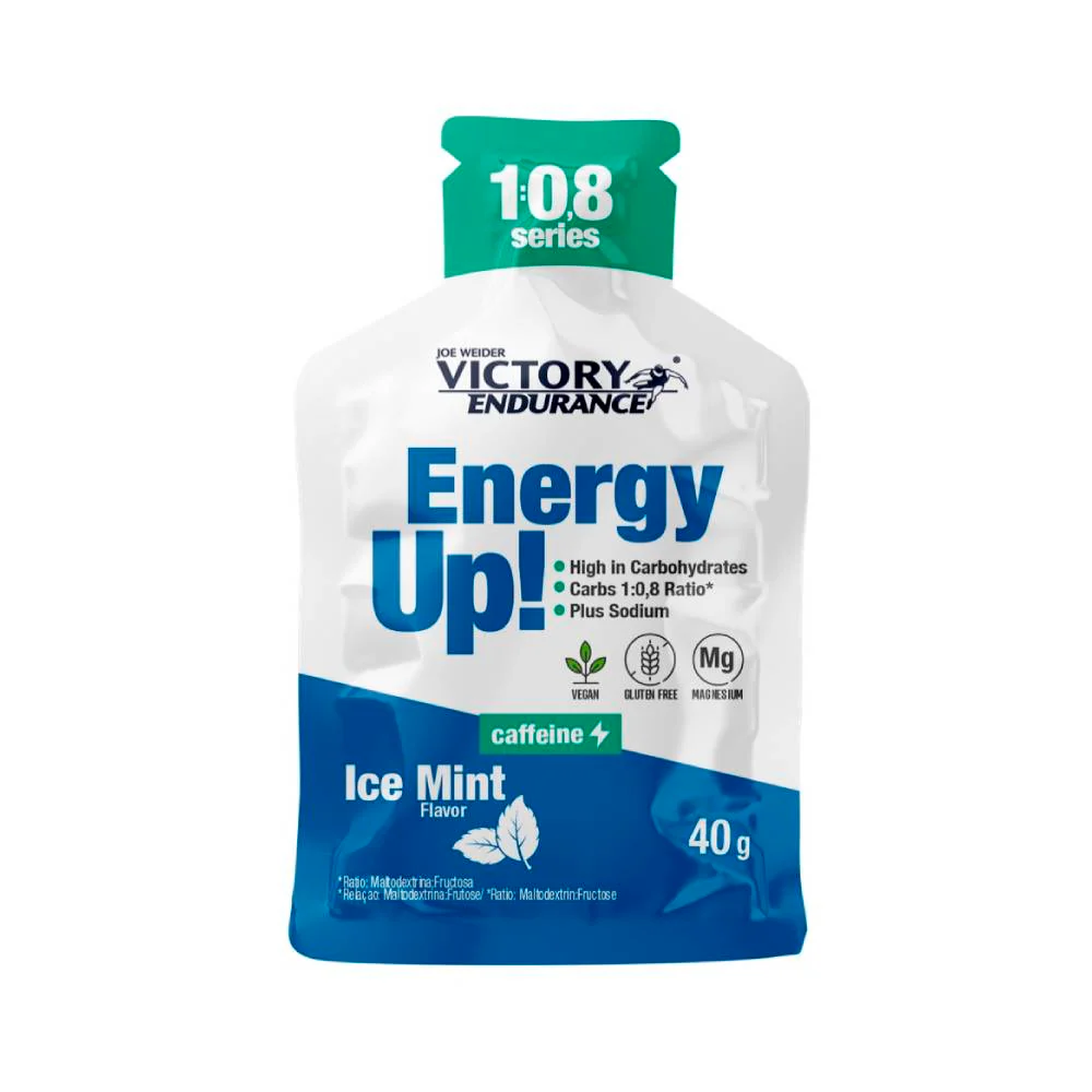 GEL ENERGÉTICO VICTORY ENDURANCE ENERGY UP + CAFFEINE - Cafeína 60mg - Ice Mint