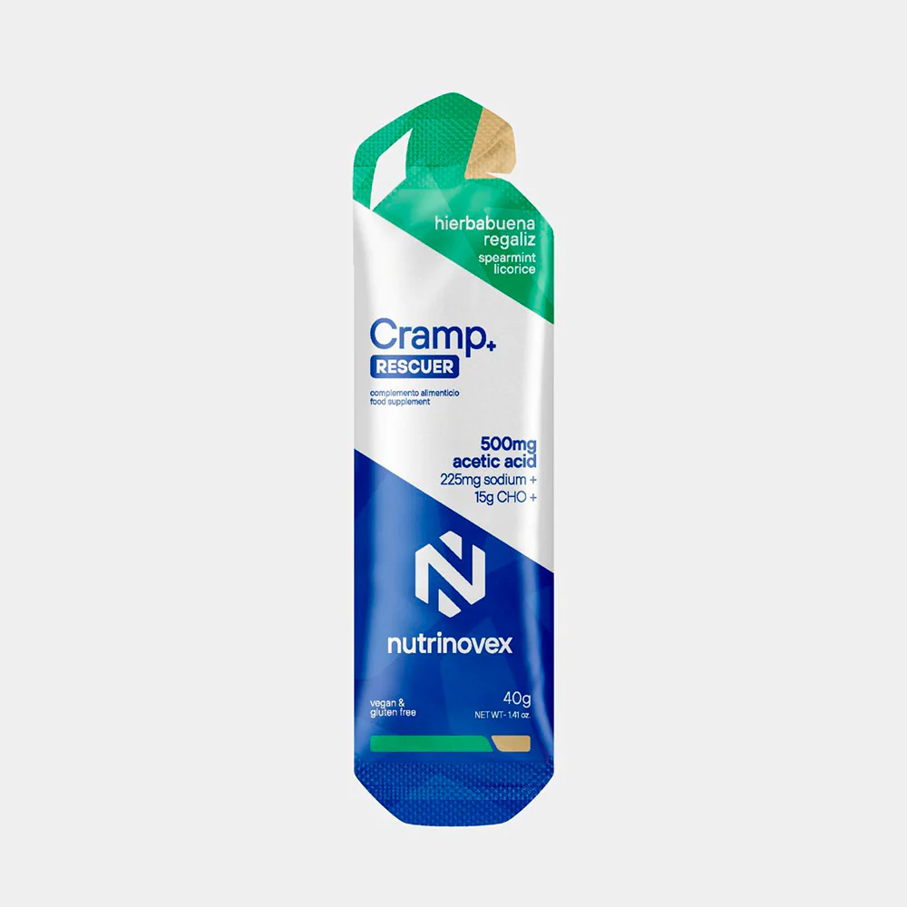 GEL NUTRINOVEX CRAMP RESCUER - Hierbabuena y Regaliz