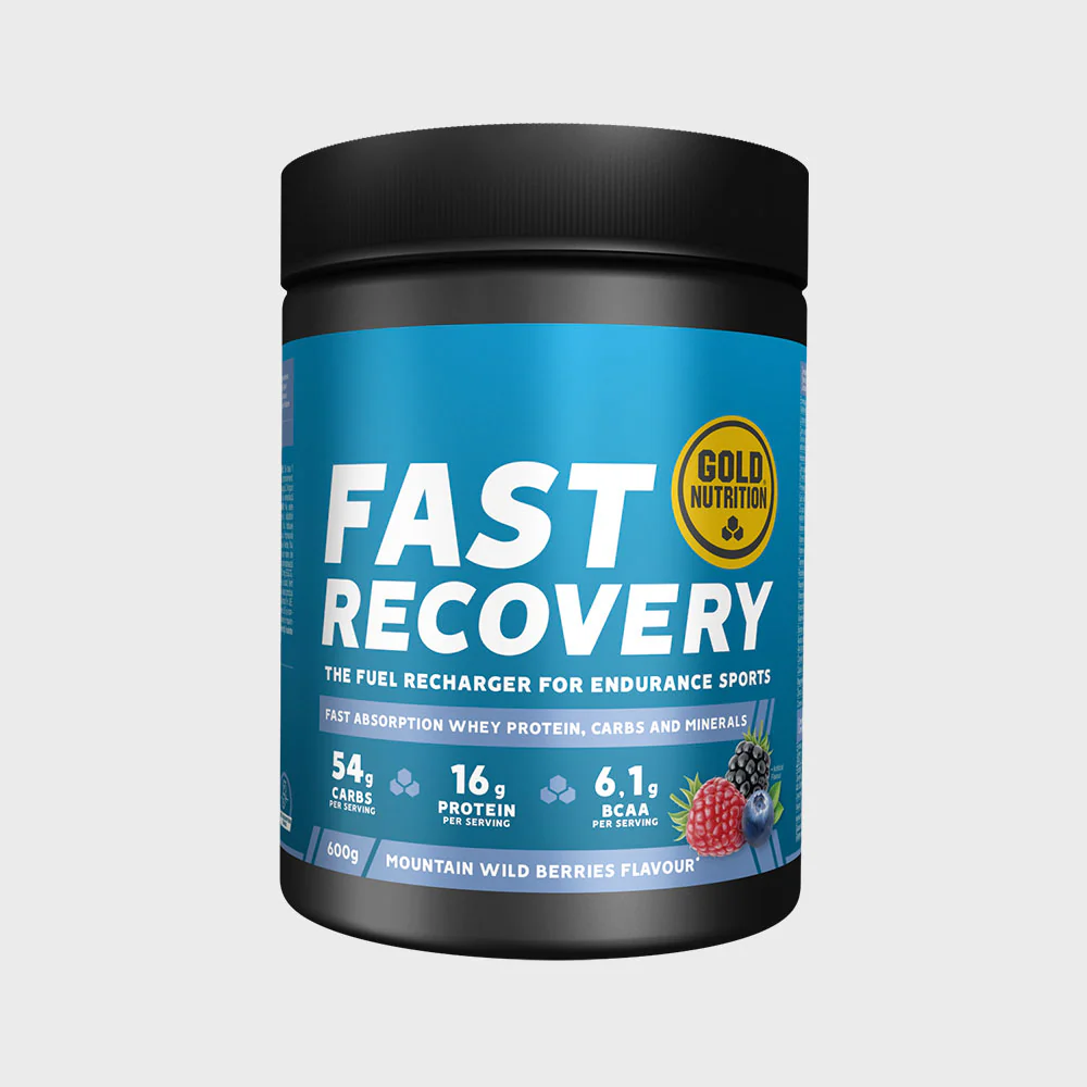 RECUPERADOR MUSCULAR GOLD NUTRITION FAST RECOVERY - Frutos del Bosque