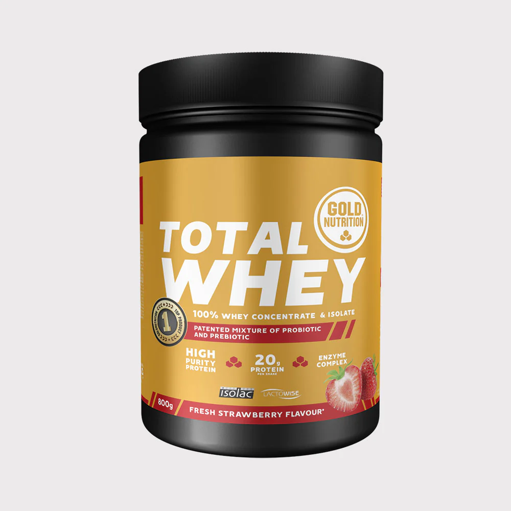 PROTEÍNA WHEY GOLD NUTRITION TOTAL WHEY - Fresa