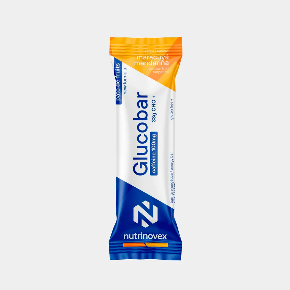 GOMINOLA ENERGÉTICA NUTRINOVEX GLUCOBAR - Cafeína 100mg - Maracuyá Mandarina