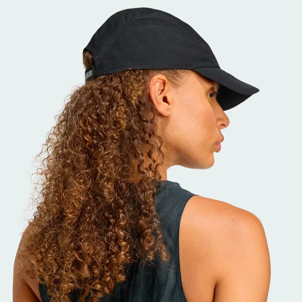 GORRA ADIDAS RUNNINGXADIZERO LIGHTWEIGHT CLIMACOOL - Black / Reflective Silver - Image 2