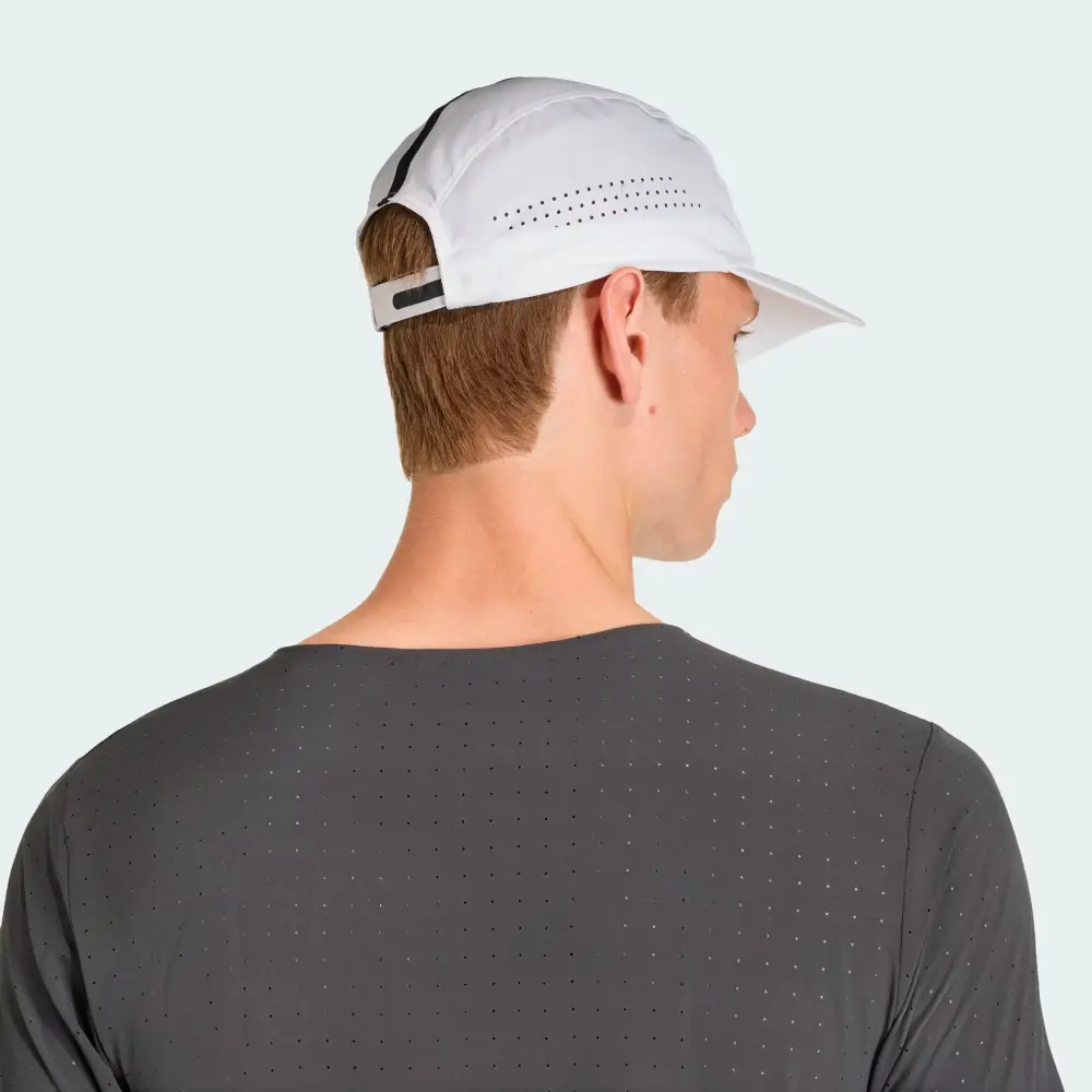 GORRA ADIDAS RUNNINGXADIZERO LIGHTWEIGHT CLIMACOOL - White / Black - Image 2