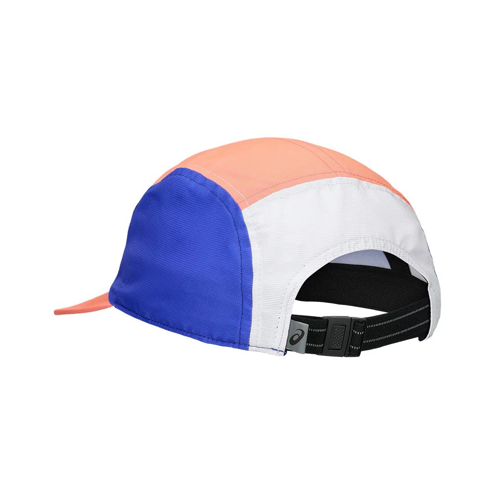 GORRA ASICS 5 PANEL - Sun Coral / Brilliant White - Image 2