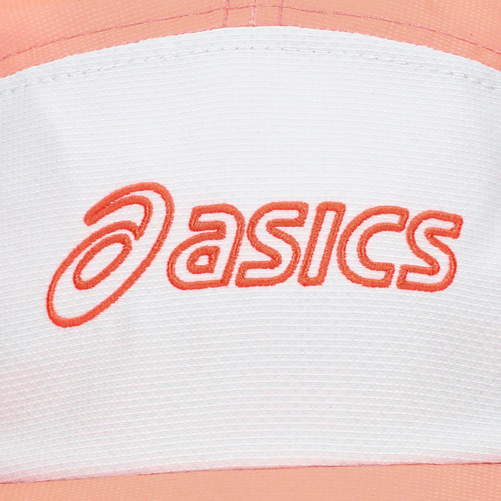 GORRA ASICS 5 PANEL - Sun Coral / Brilliant White - Image 3