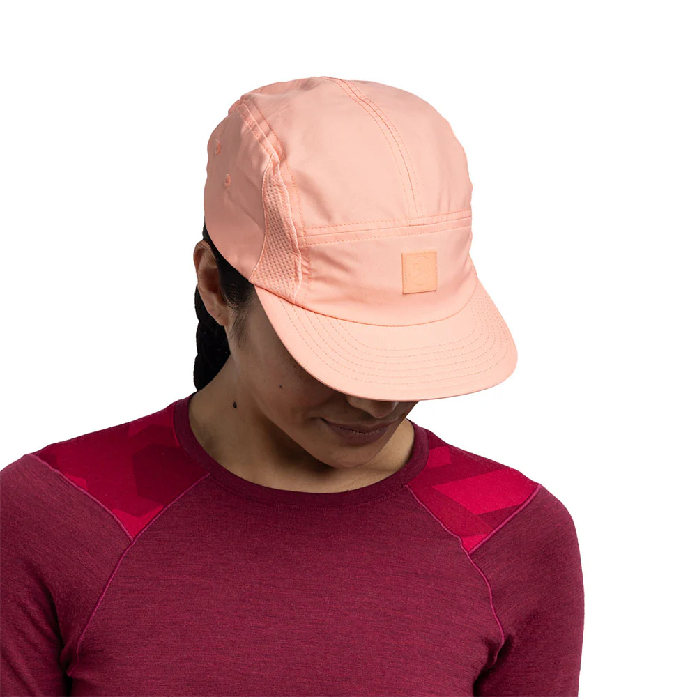 GORRA BUFF 5 PANEL GO - Solid Coral - Image 3