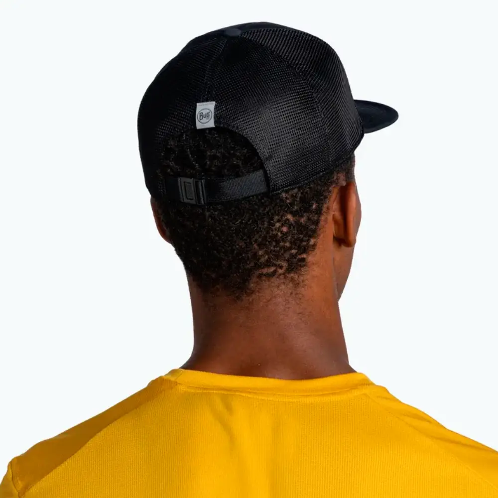 GORRA BUFF EXPLORE TRUCKER - Cream Logo Black - Image 4