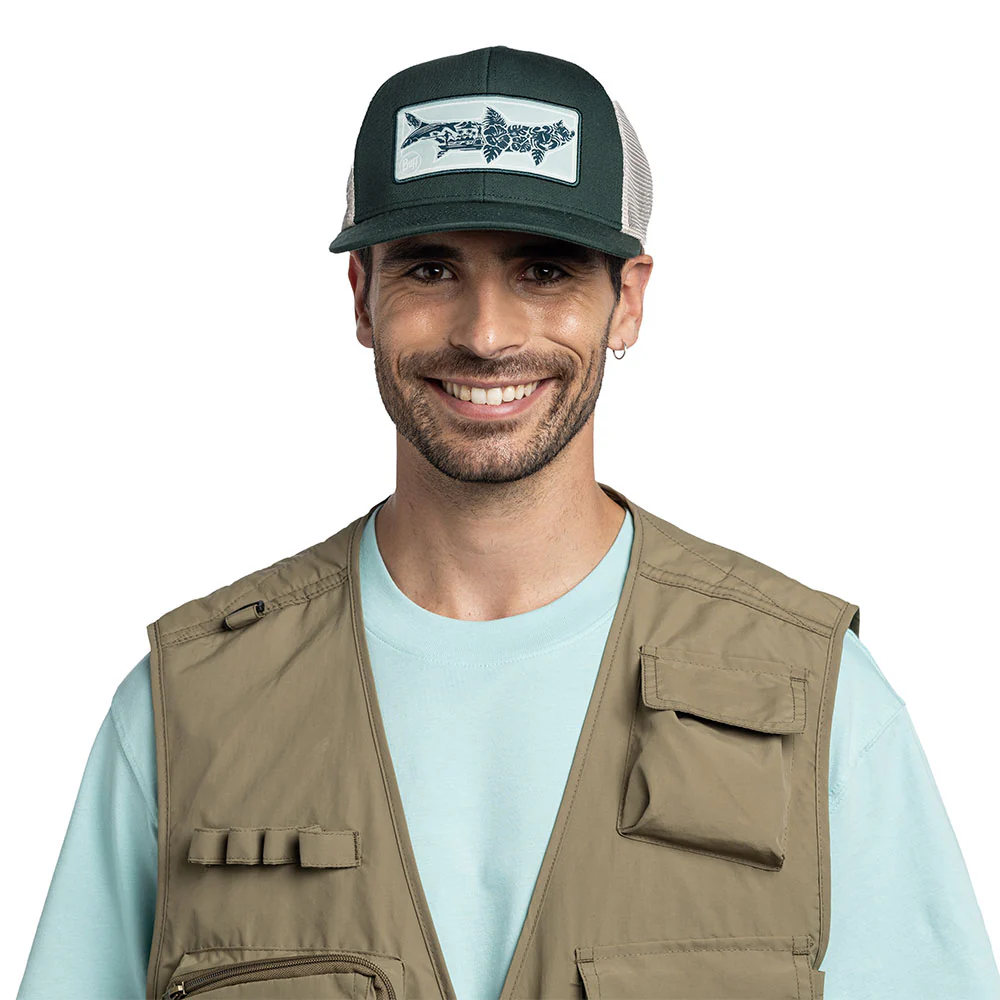 GORRA BUFF EXPLORE TRUCKER - Salt Green - Image 3