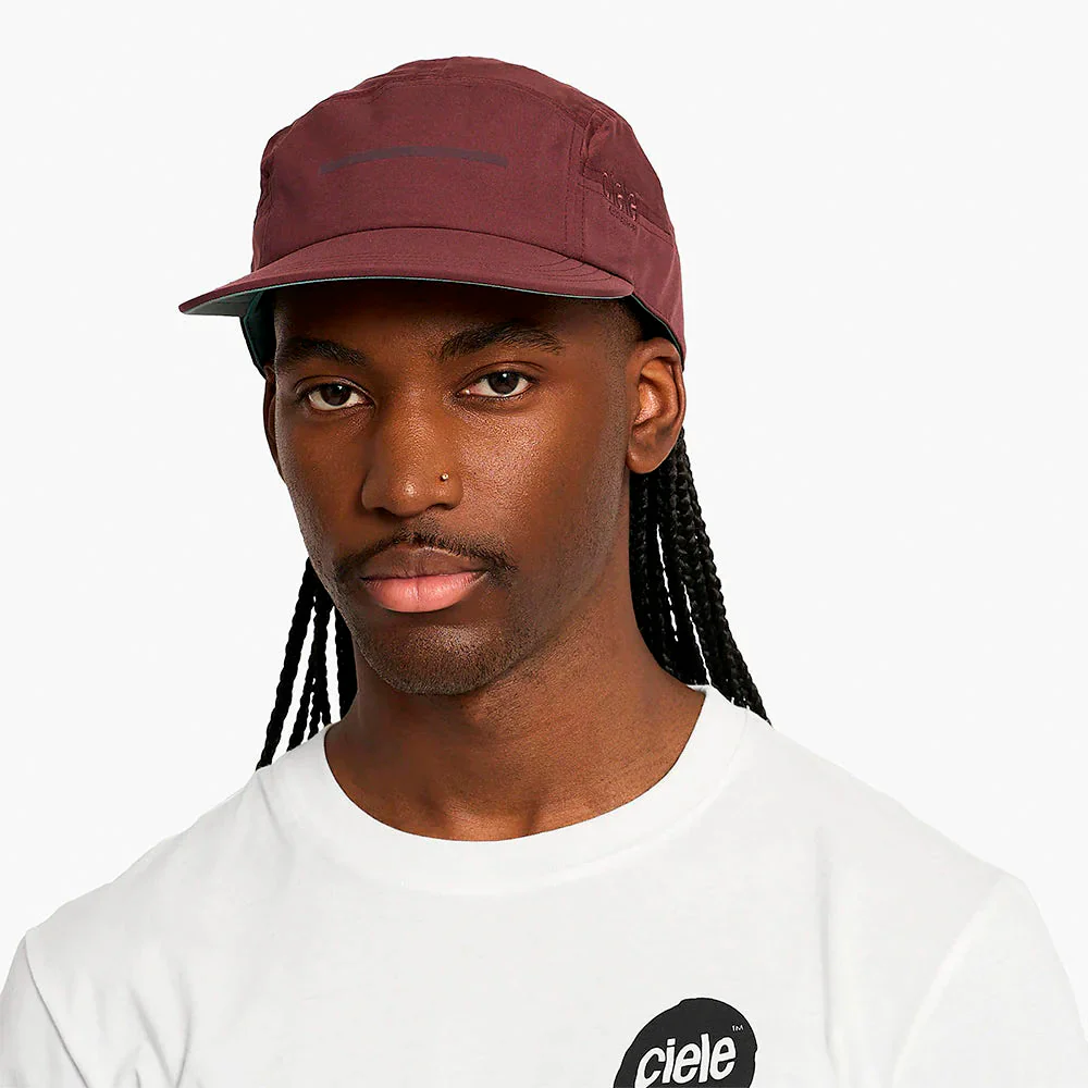 GORRA CIELE GOCAP COMP BARS - Dark Wine Red - Image 2