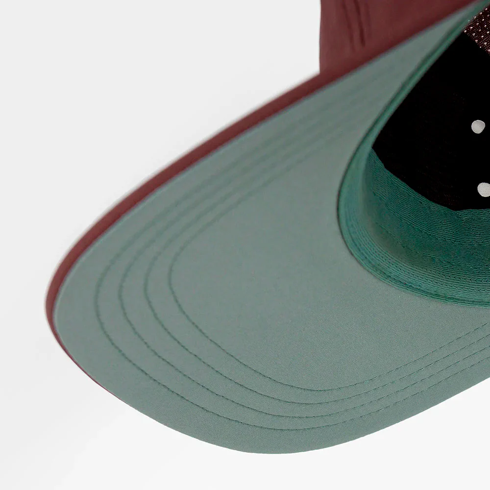 GORRA CIELE GOCAP COMP BARS - Dark Wine Red - Image 3
