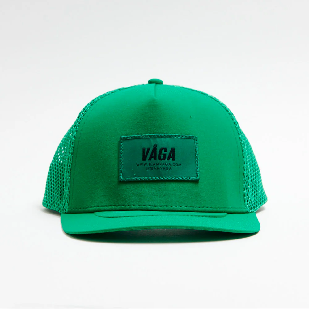 GORRA TRUCKER OPEN MESH VÅGA - Bright Green - Image 3