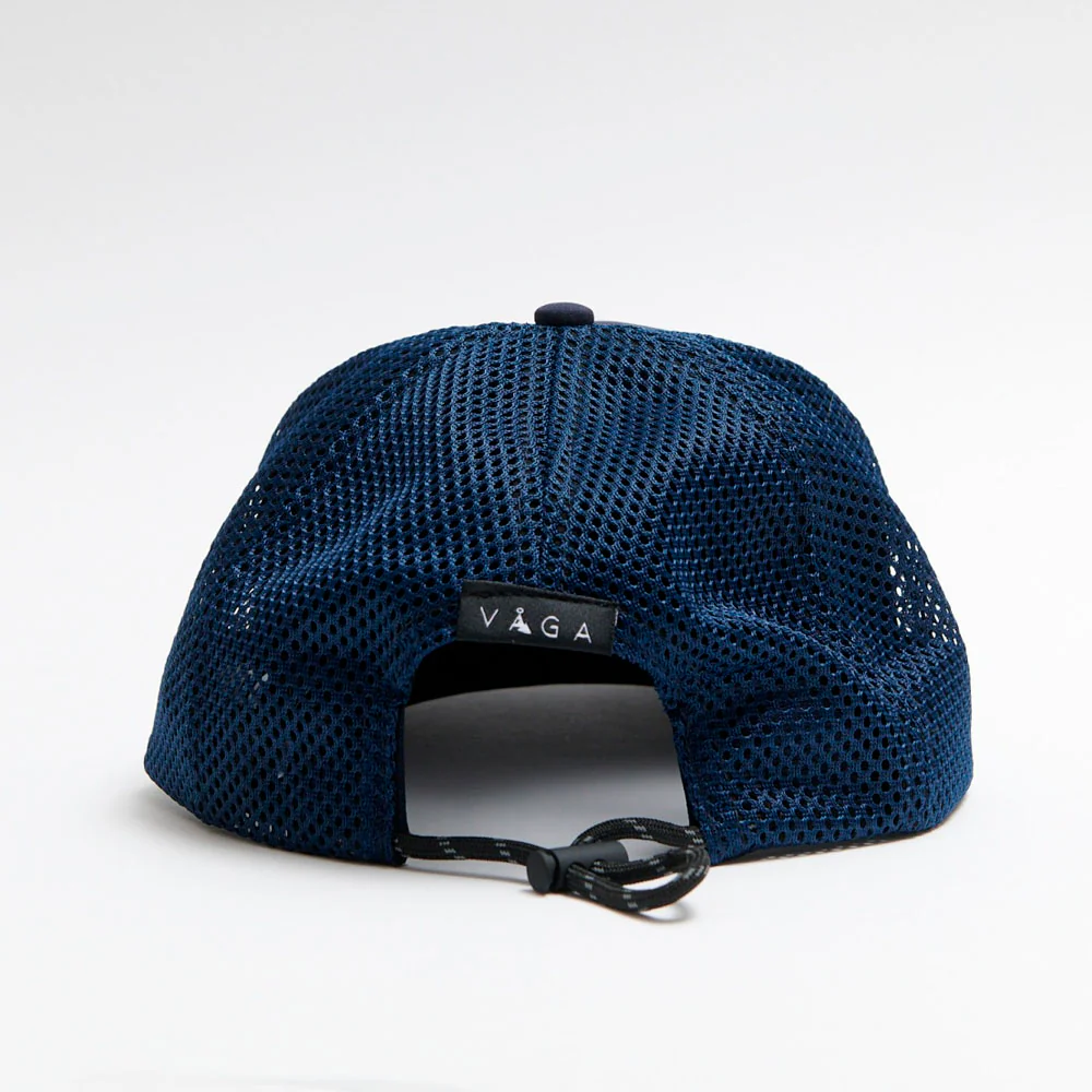 GORRA TRUCKER OPEN MESH VÅGA - Navy Blue - Image 4