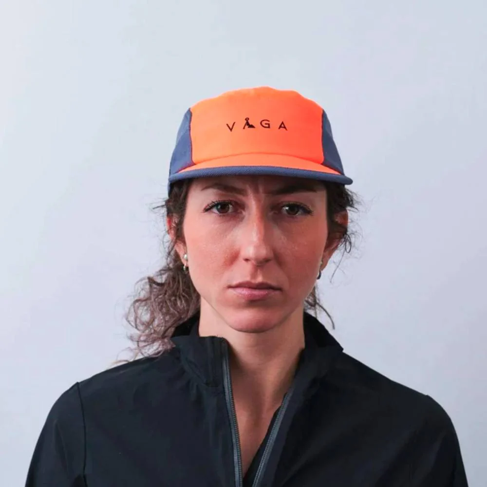 GORRA VÅGA CLUB - Neon Coral / Slate Blue - Image 2