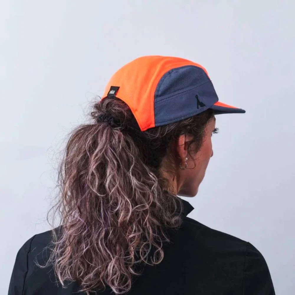 GORRA VÅGA CLUB - Neon Coral / Slate Blue - Image 3