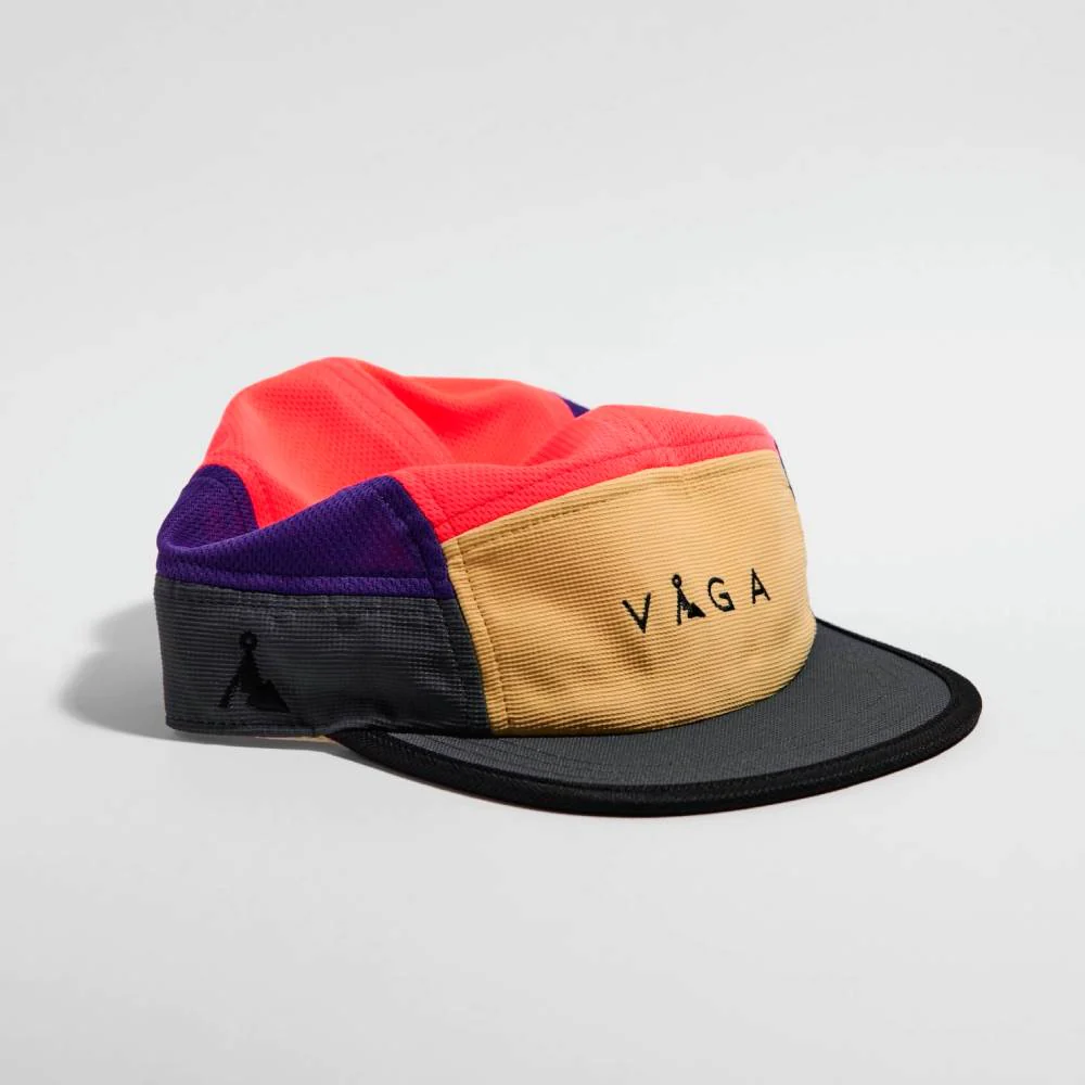 GORRA VÅGA CLUB - Pale Lemon / Neon Peach / Purple