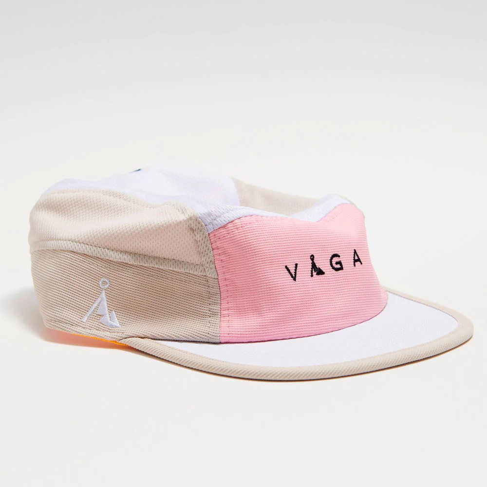 GORRA VÅGA CLUB - Sand / White / Pastel Pink / Sunshine Yellow