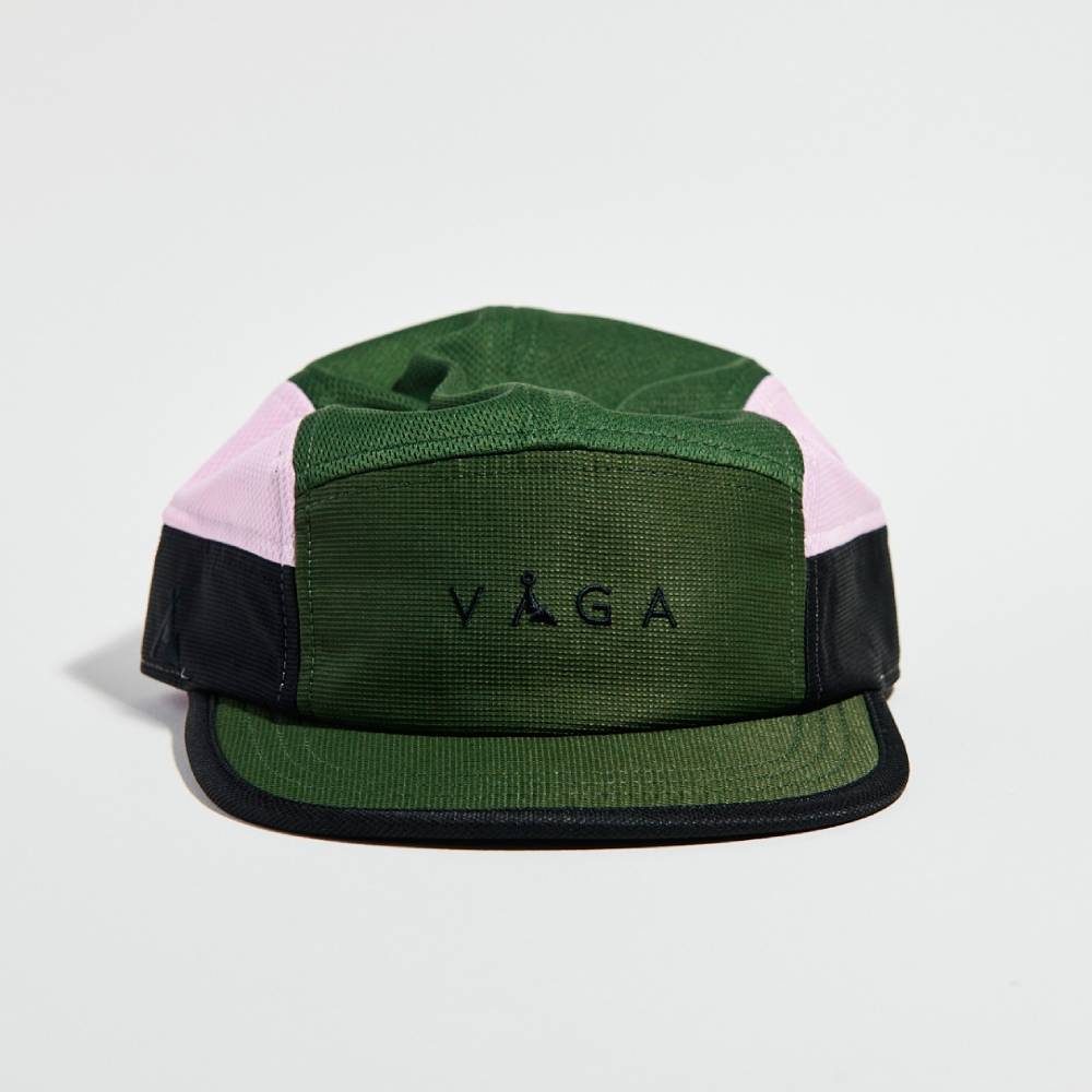 GORRA VÅGA CLUB - Utility green / Black / Light pink - Image 2