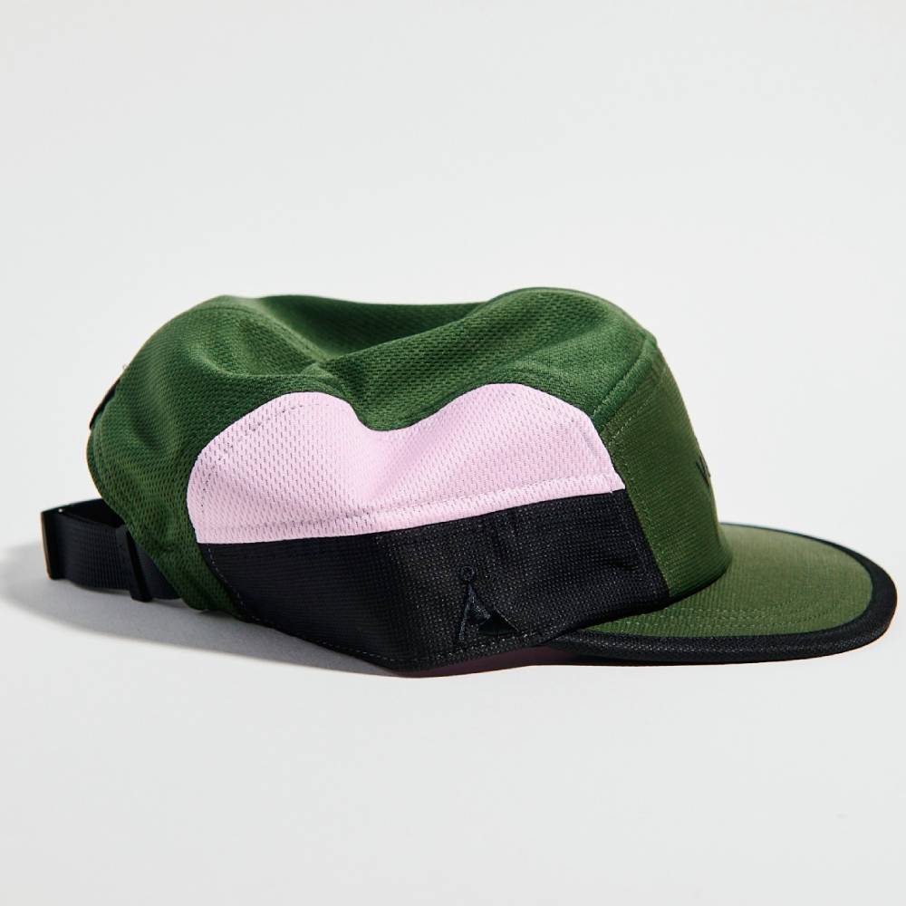 GORRA VÅGA CLUB - Utility green / Black / Light pink - Image 3