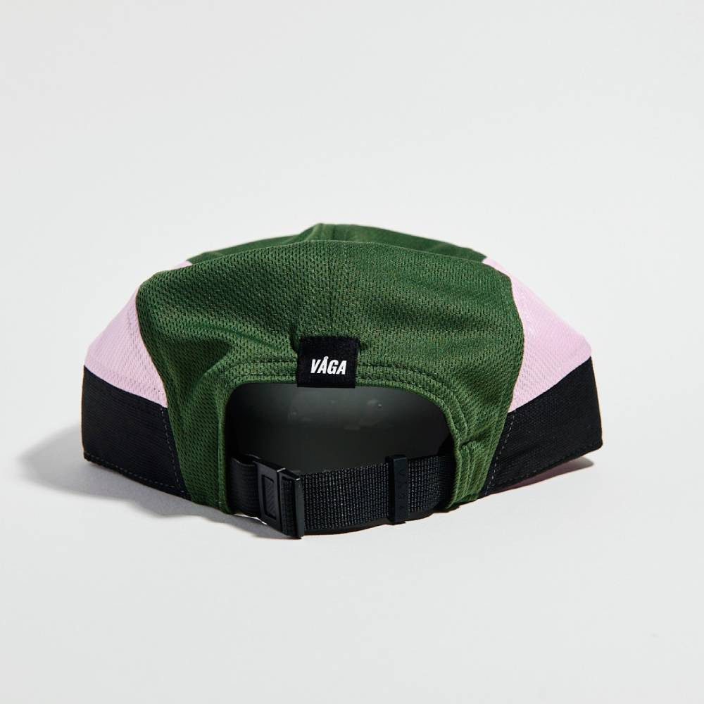 GORRA VÅGA CLUB - Utility green / Black / Light pink - Image 4