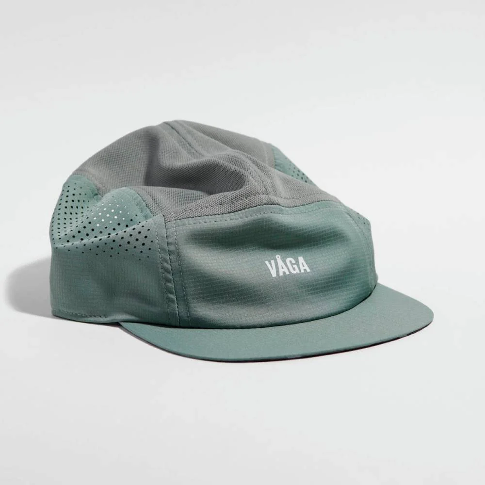 GORRA VÅGA FEATHER RACING - Sage Green