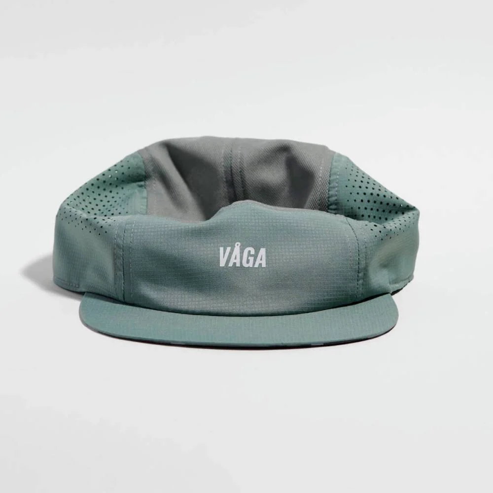 GORRA VÅGA FEATHER RACING - Sage Green - Image 3