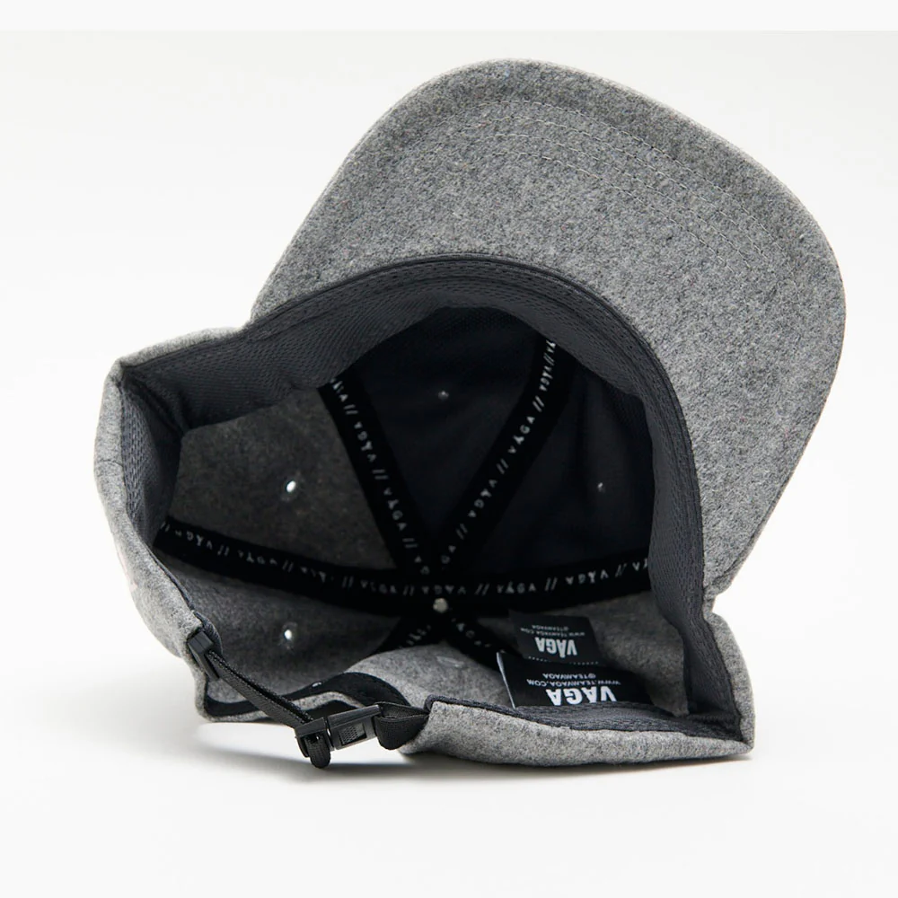GORRA VÅGA FELT - Grey Melange - Image 2