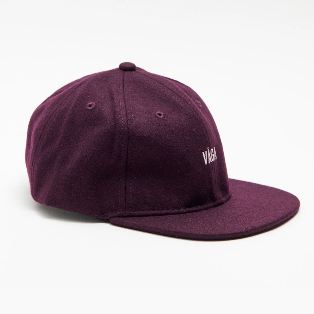GORRA VÅGA FELT - Plum - Image 3