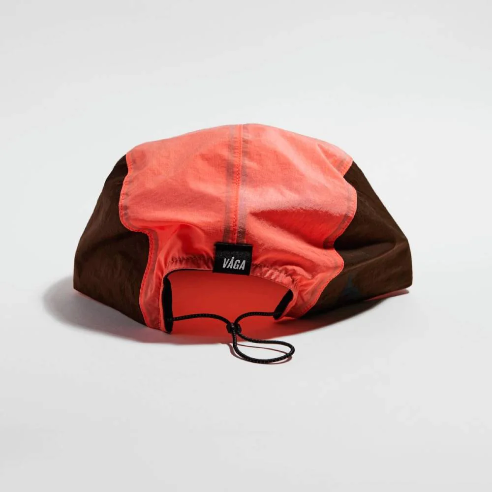 GORRA VÅGA PACER - Flame Red / Coral / Brown - Image 4