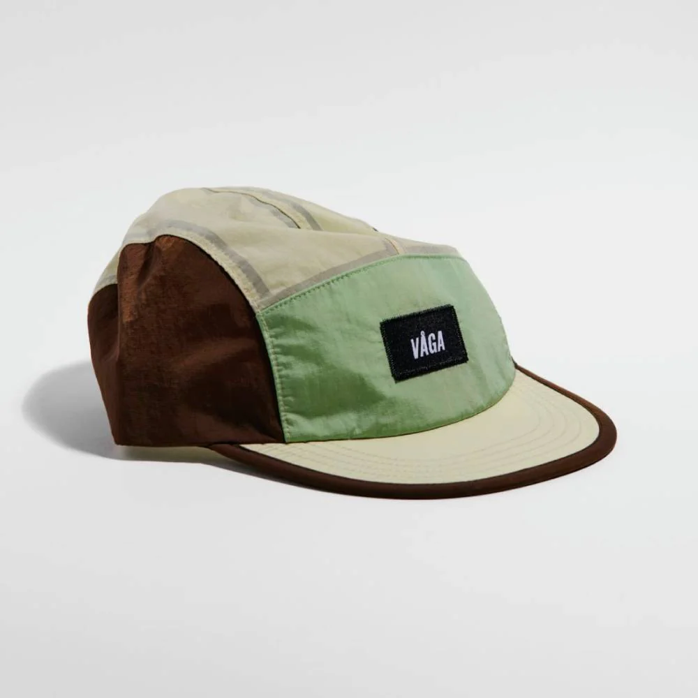 GORRA VÅGA PACER - Sage Green / Brown
