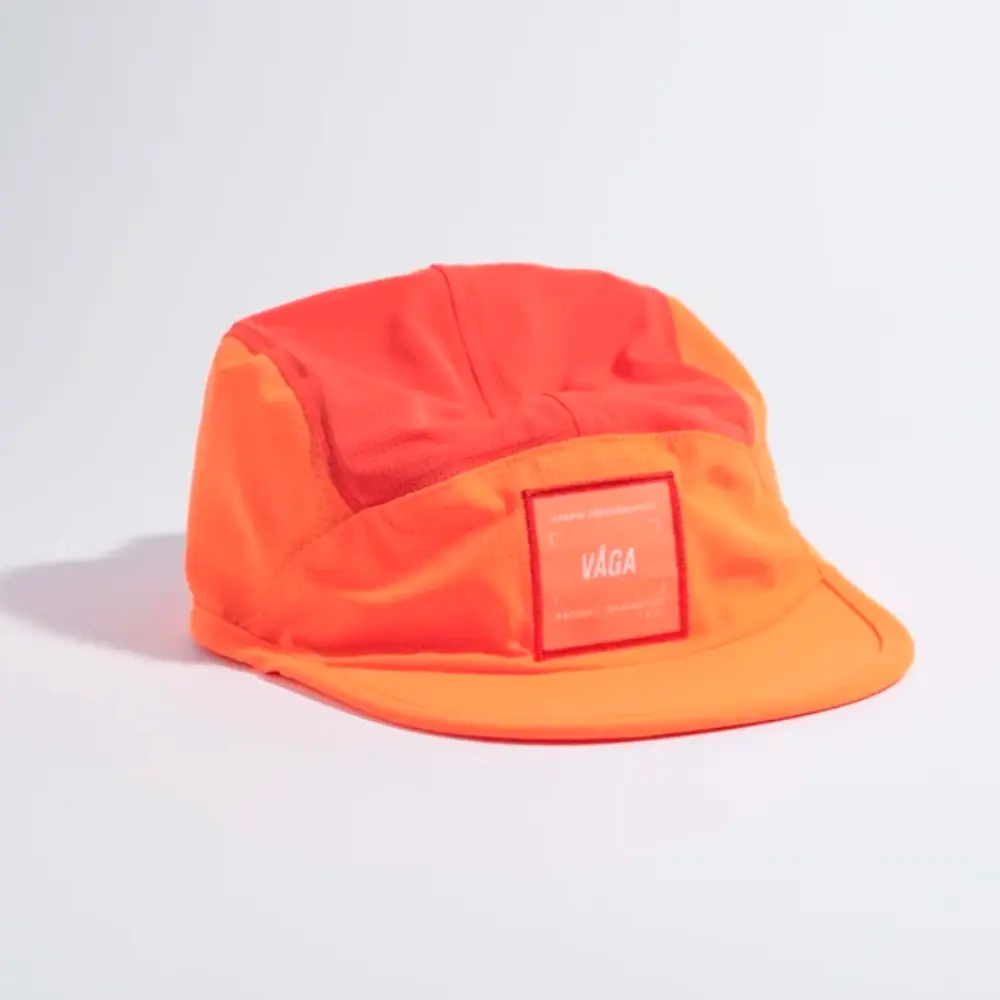 GORRA VÅGA TRANSIT LITE - Neon Orange / Coral
