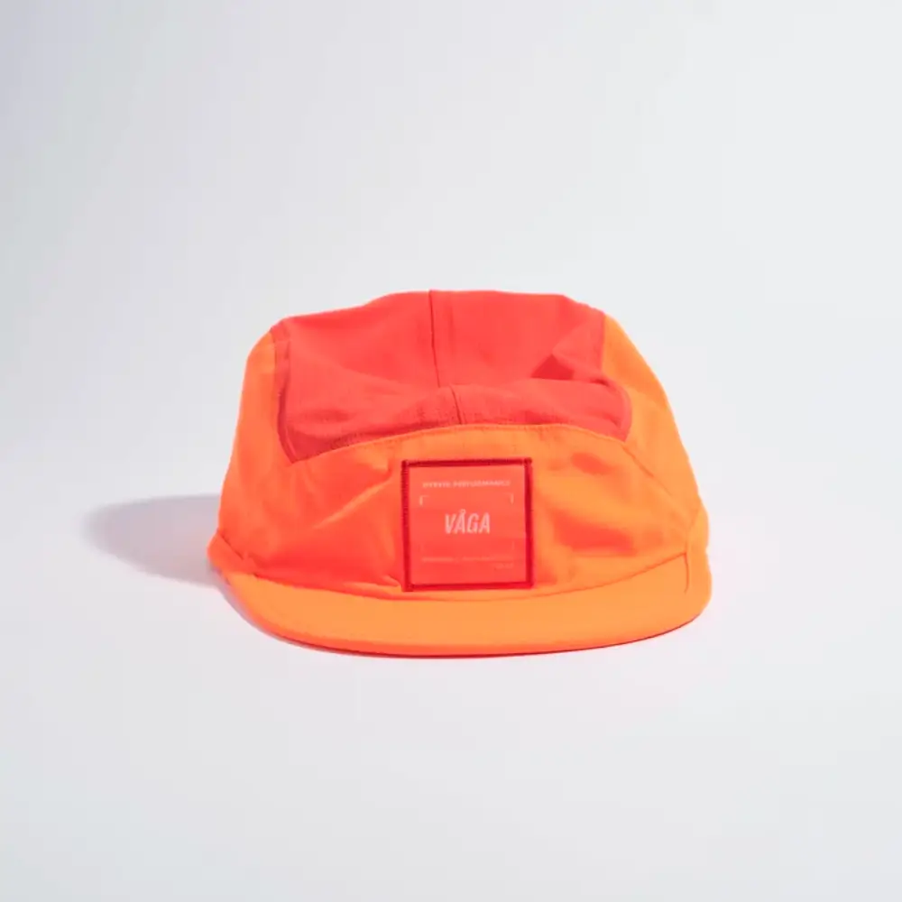 GORRA VÅGA TRANSIT LITE - Neon Orange / Coral - Image 4