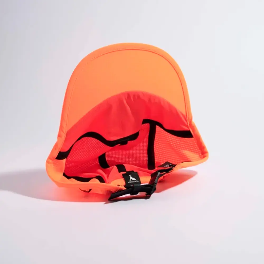 GORRA VÅGA TRANSIT LITE - Neon Orange / Coral - Image 5