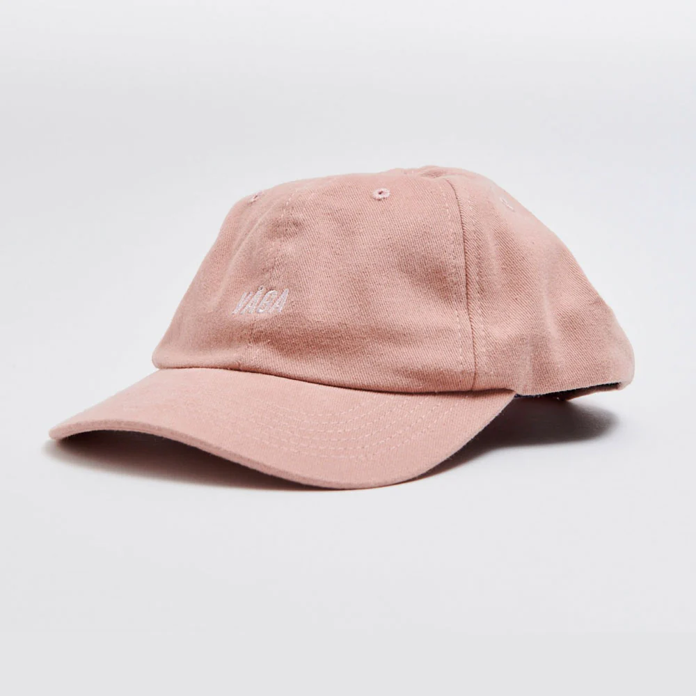 GORRA VÅGA WASHED COTTON - Coral / Navy Blue