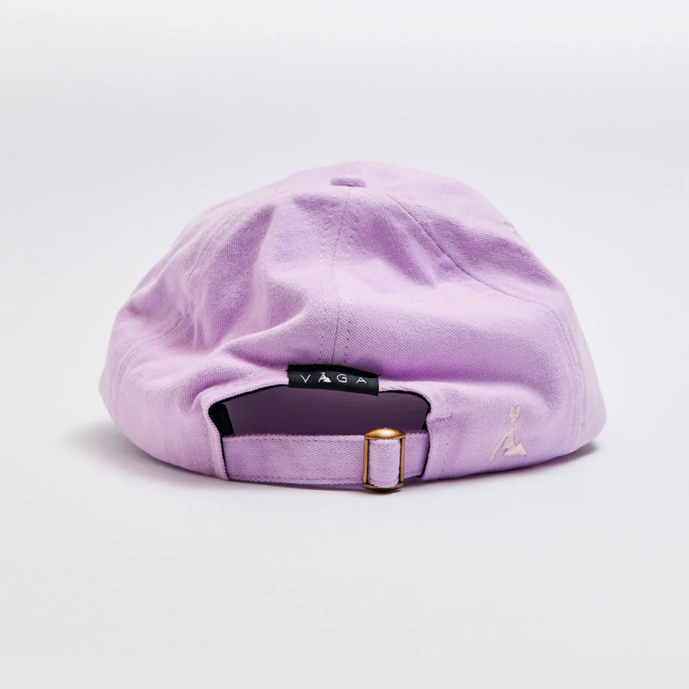 GORRA VÅGA WASHED COTTON - Lilac / Navy Blue - Image 4