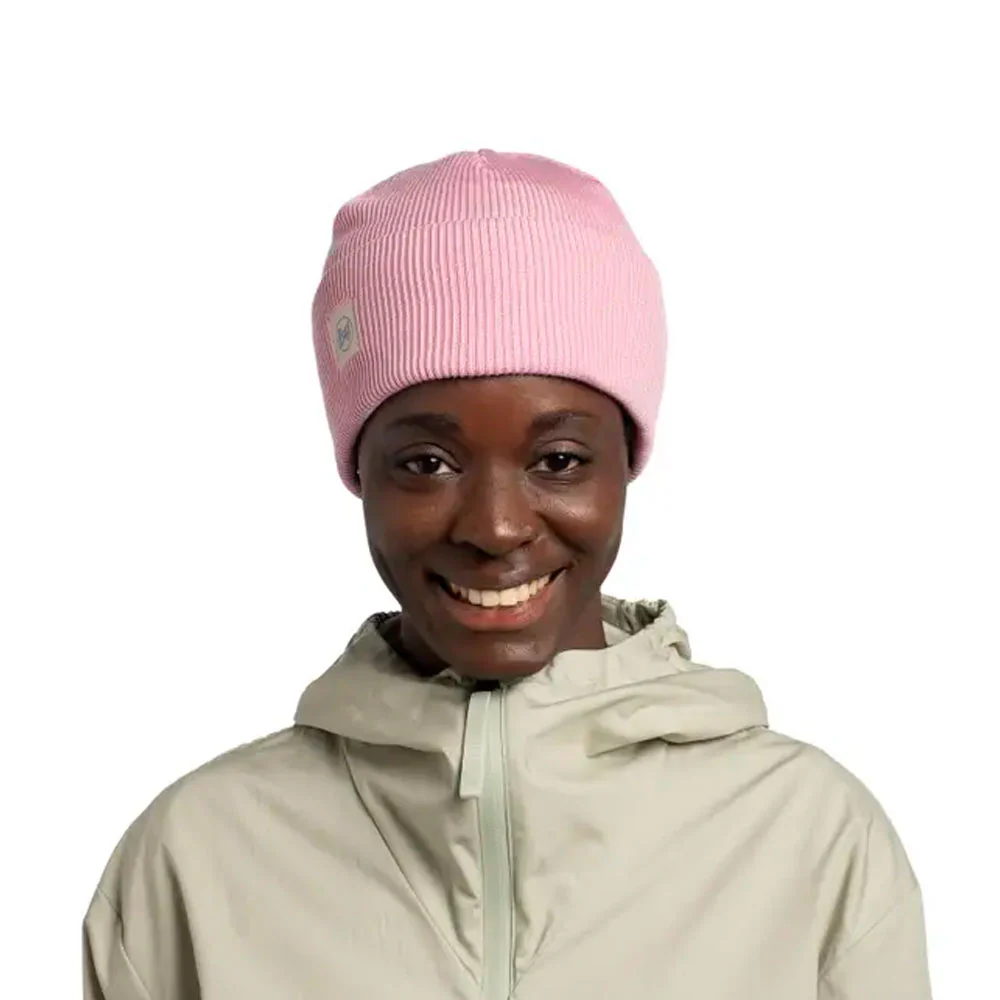 GORRO BUFF CROSSKNIT - Solid Camelia - Image 2