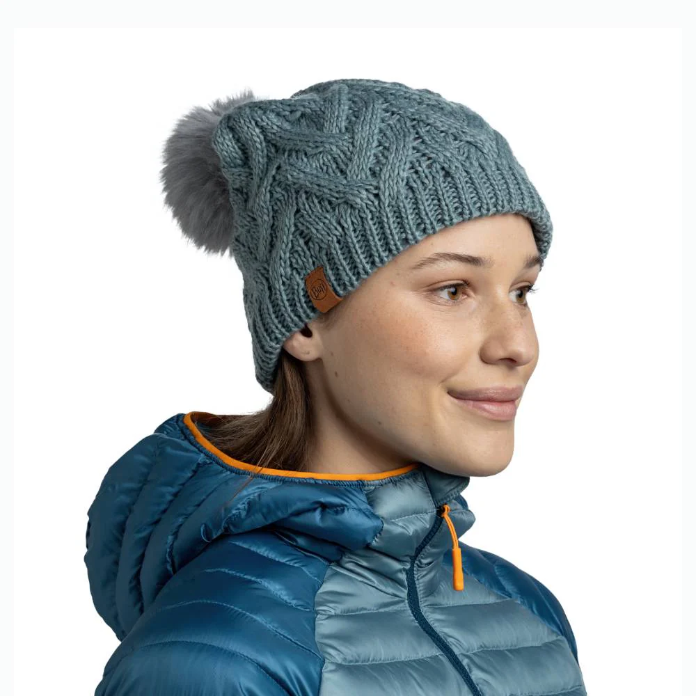 GORRO BUFF KNITTED & FLEECE CARYN - Blue Grass - Image 3