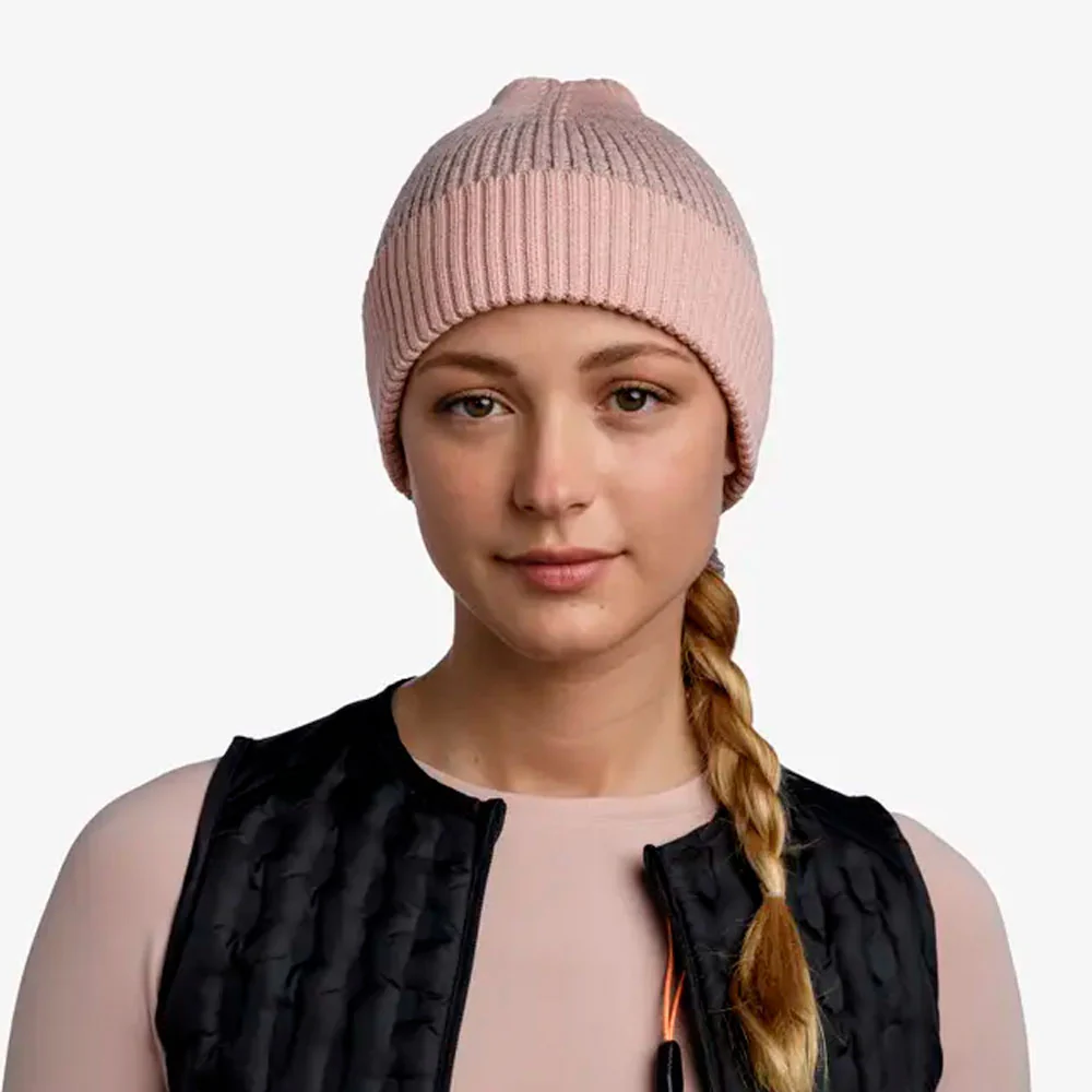 GORRO BUFF MERINO ACTIVE - Solid Pale Pink - Image 2