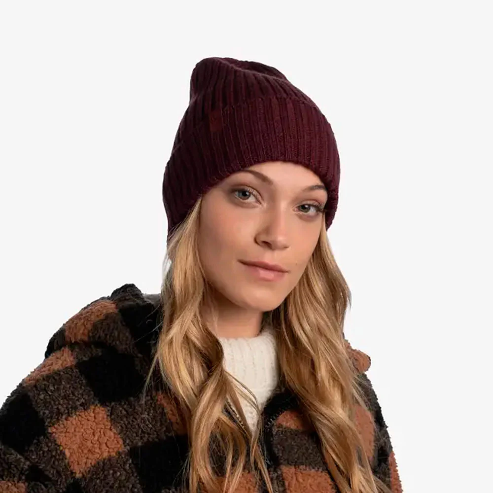 GORRO BUFF MERINO NORVAL - Maroon - Image 2