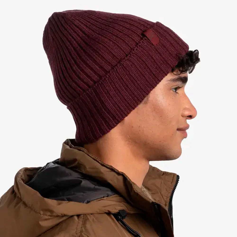 GORRO BUFF MERINO NORVAL - Maroon - Image 3