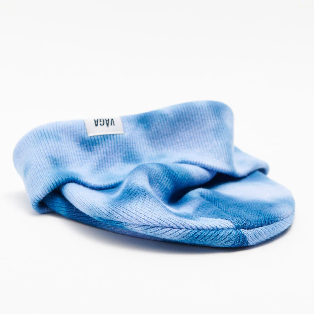 GORRO VÅGA FINE RIB TIE DYE - Blue / Postal Blue - Image 3