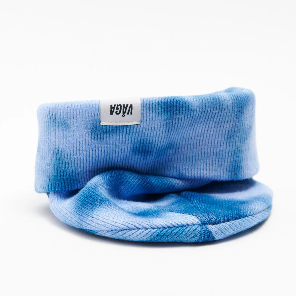 GORRO VÅGA FINE RIB TIE DYE - Blue / Postal Blue - Image 4