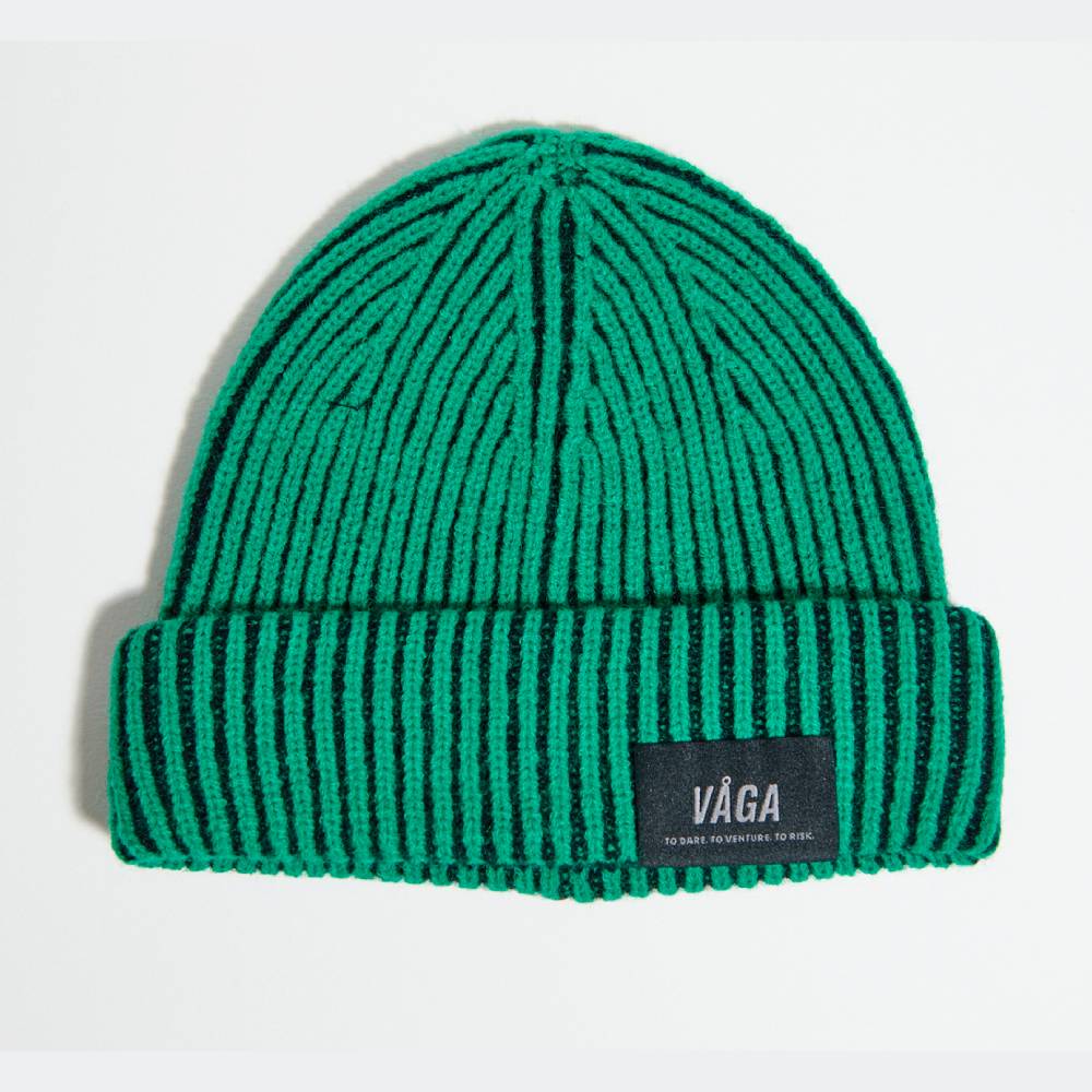 GORRO VÅGA MID WEIGHT - Bright Green / Black