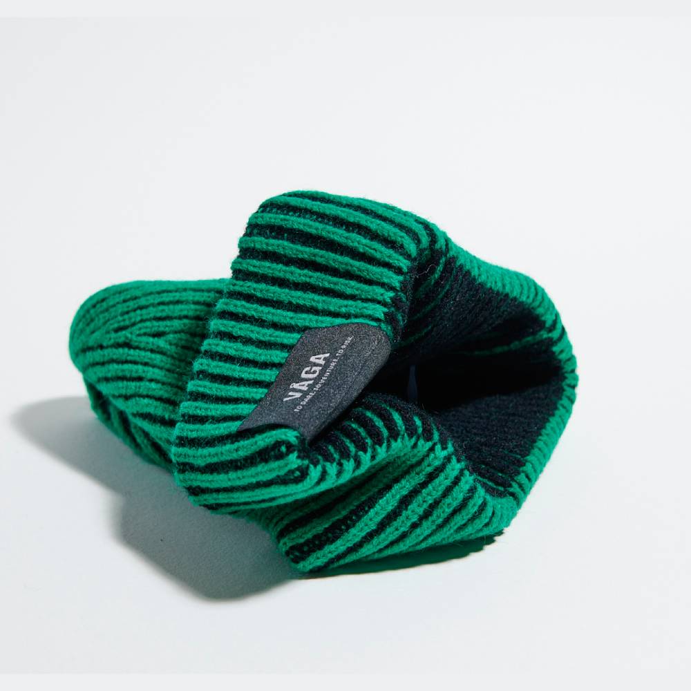 GORRO VÅGA MID WEIGHT - Bright Green / Black - Image 2