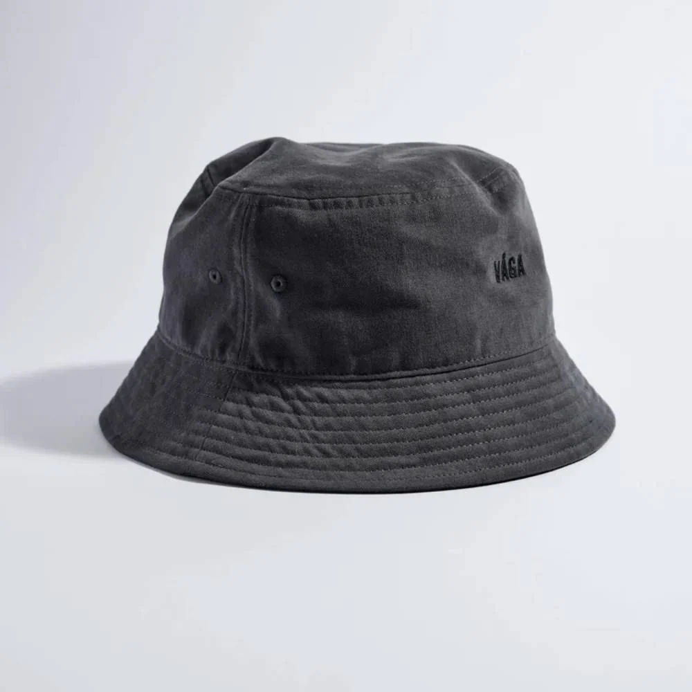 GORRO VÅGA WASHED COTTON BUCKET - Charcoal - Image 2