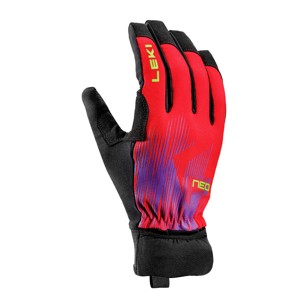 GUANTES LEKI NEOTRAIL STORM - Negro / Rojo