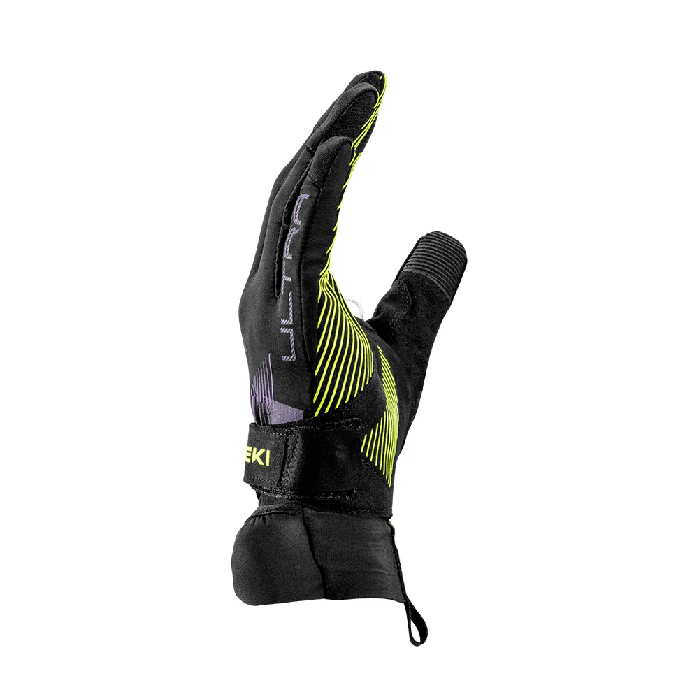 GUANTES LEKI ULTRATRAIL STORM TR - Negro / Amarillo Neón / Violeta - Image 4