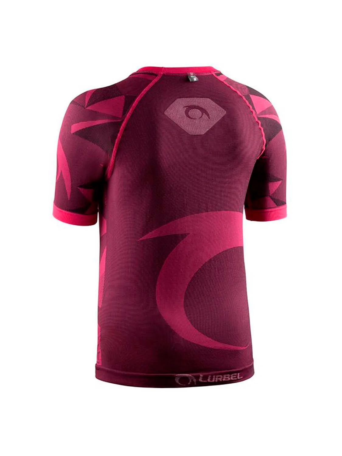 CAMISETA LURBEL SAMBA PIXEL MUJER - Fucsia / Negro - Image 2